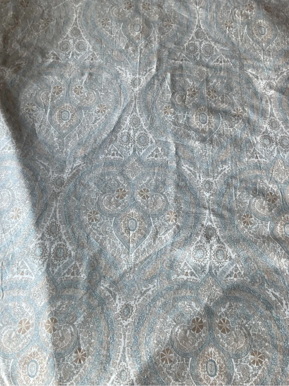 VTG Restoration Hardware Italian Cypress Paisley KING Duvet Cover & 2 Euro Shams